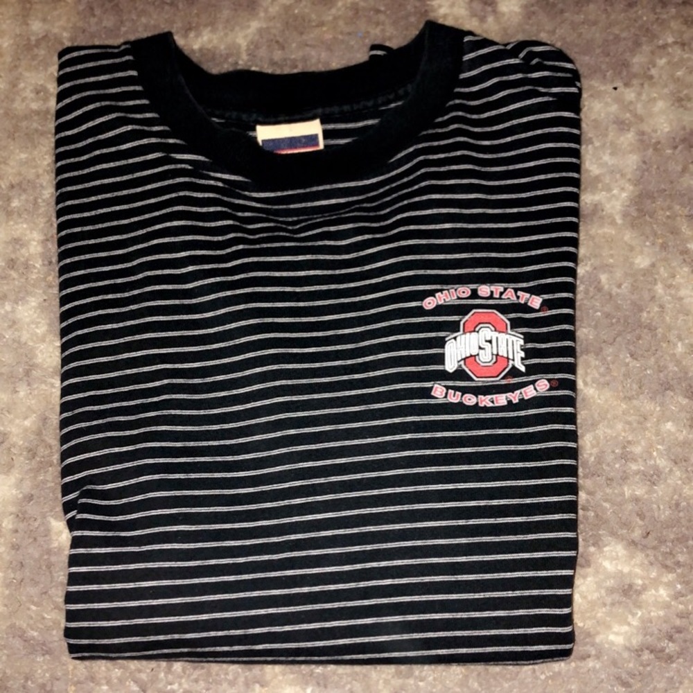 Men’s XL Ohio State Striped Tee